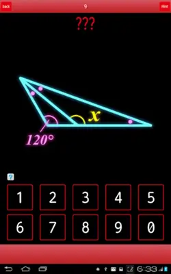 Find Angles! - Math questions android App screenshot 0